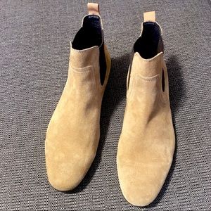 The Rail Chelsea Boots Men Size 10 - Brown Suede